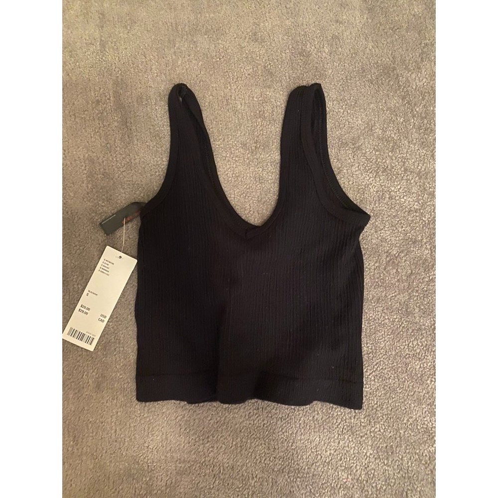 Urban Outfitter Out from Under Drew Seamless Ribbed Bra Top black size small